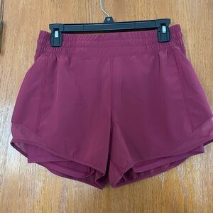 Ladies size M maroon Mondetta shorts